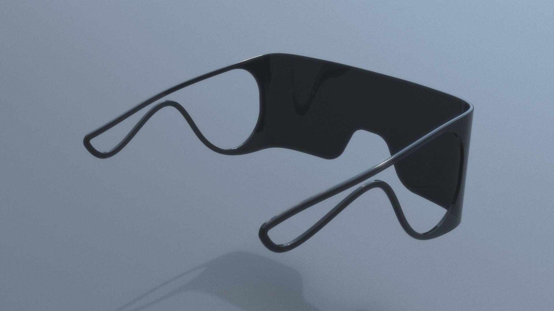 Fashion Sci fi glasses pack x3 3D Model Collection_27