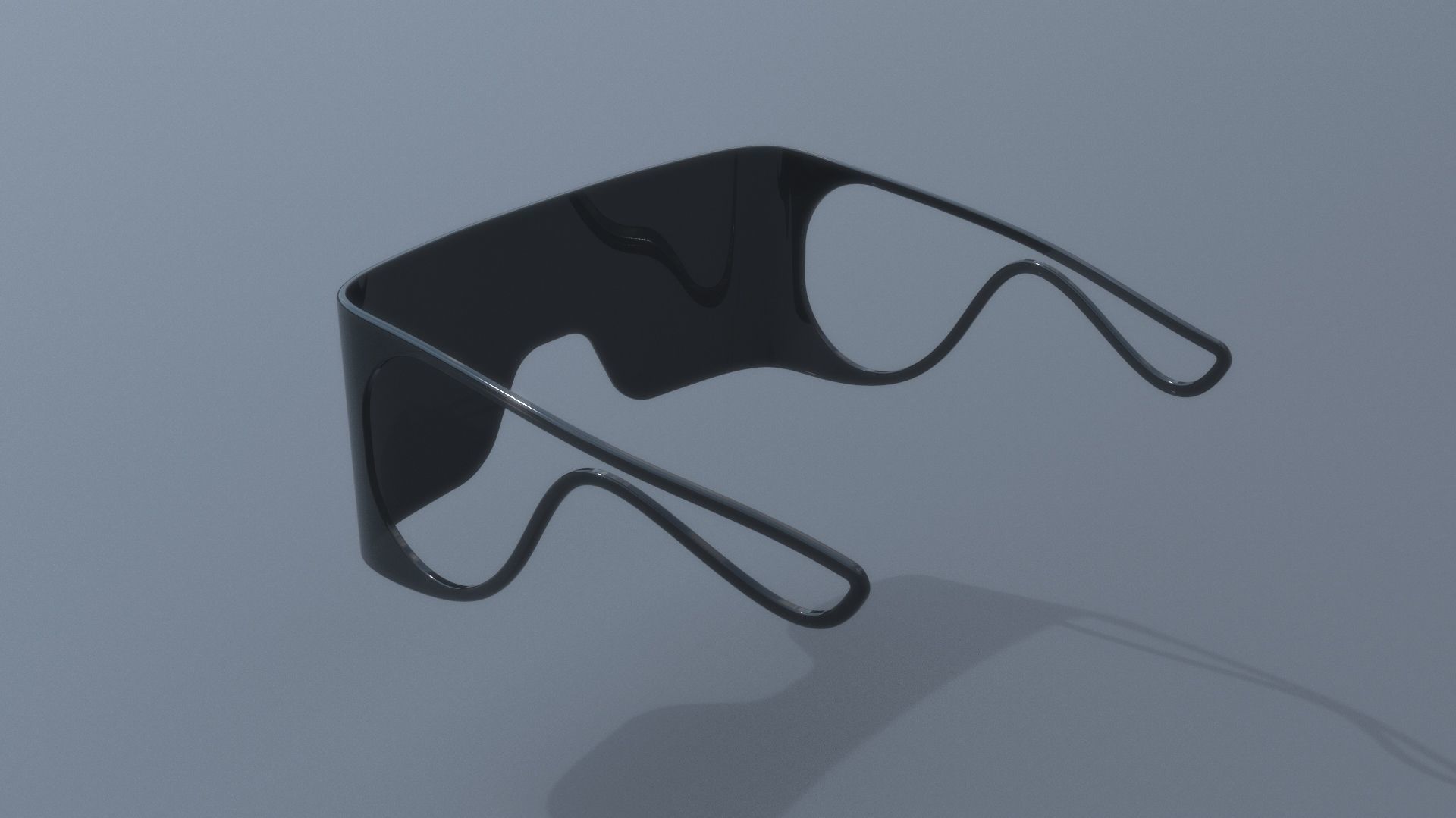 Fashion Sci fi glasses pack x3 3D Model Collection_28