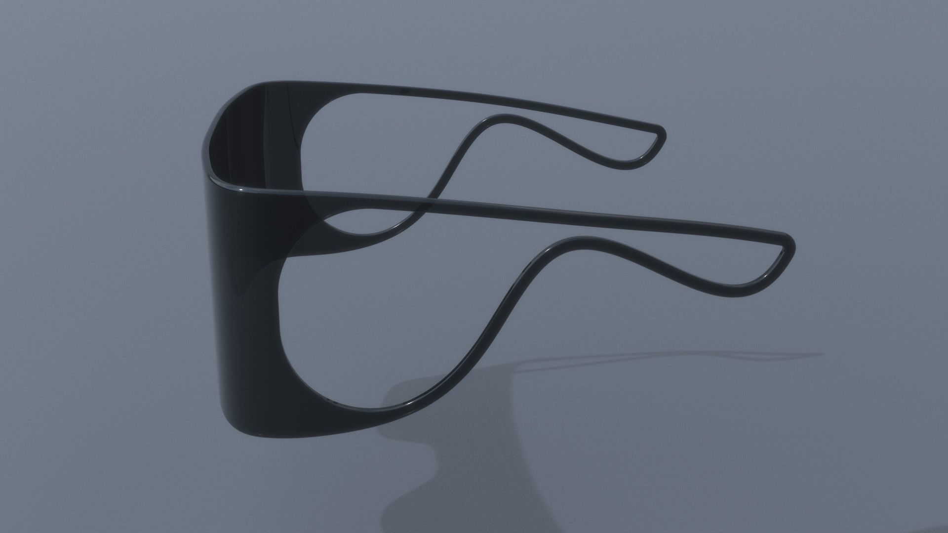 Fashion Sci fi glasses pack x3 3D Model Collection_26