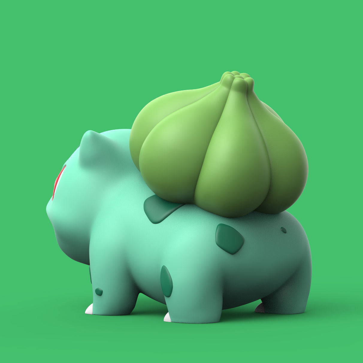 POKEMON - BULBASAUR 3D print model_2