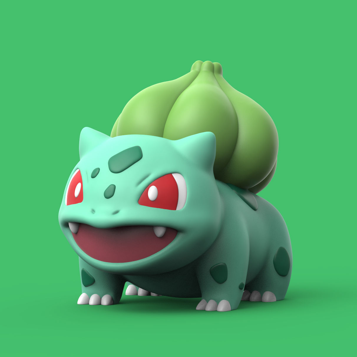 POKEMON - BULBASAUR 3D print model_1
