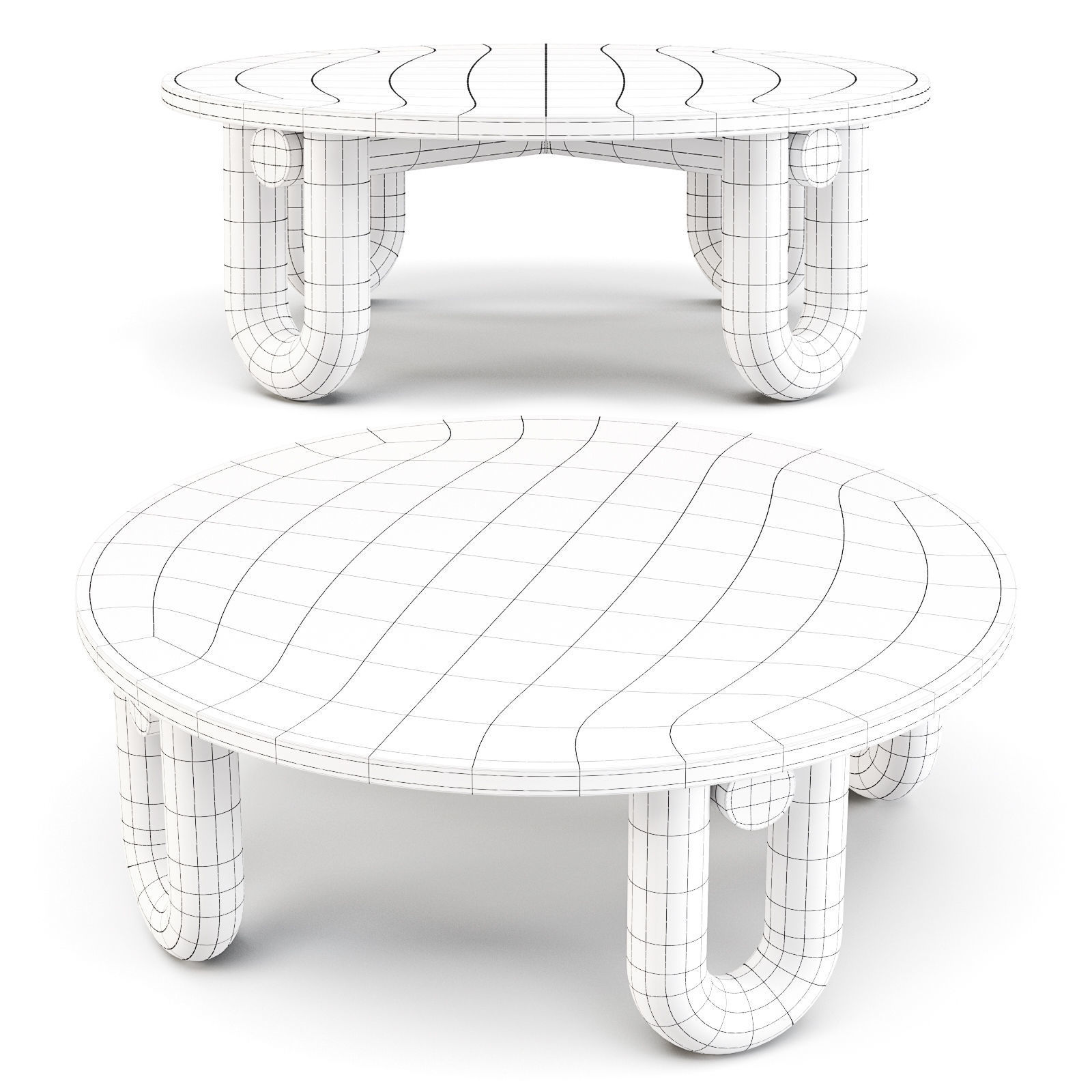 Hedge House Lena - Coffee Table 3D model_3