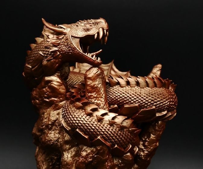 Midgard Serpent Dice Tower for 3D-printing 3D print model_2