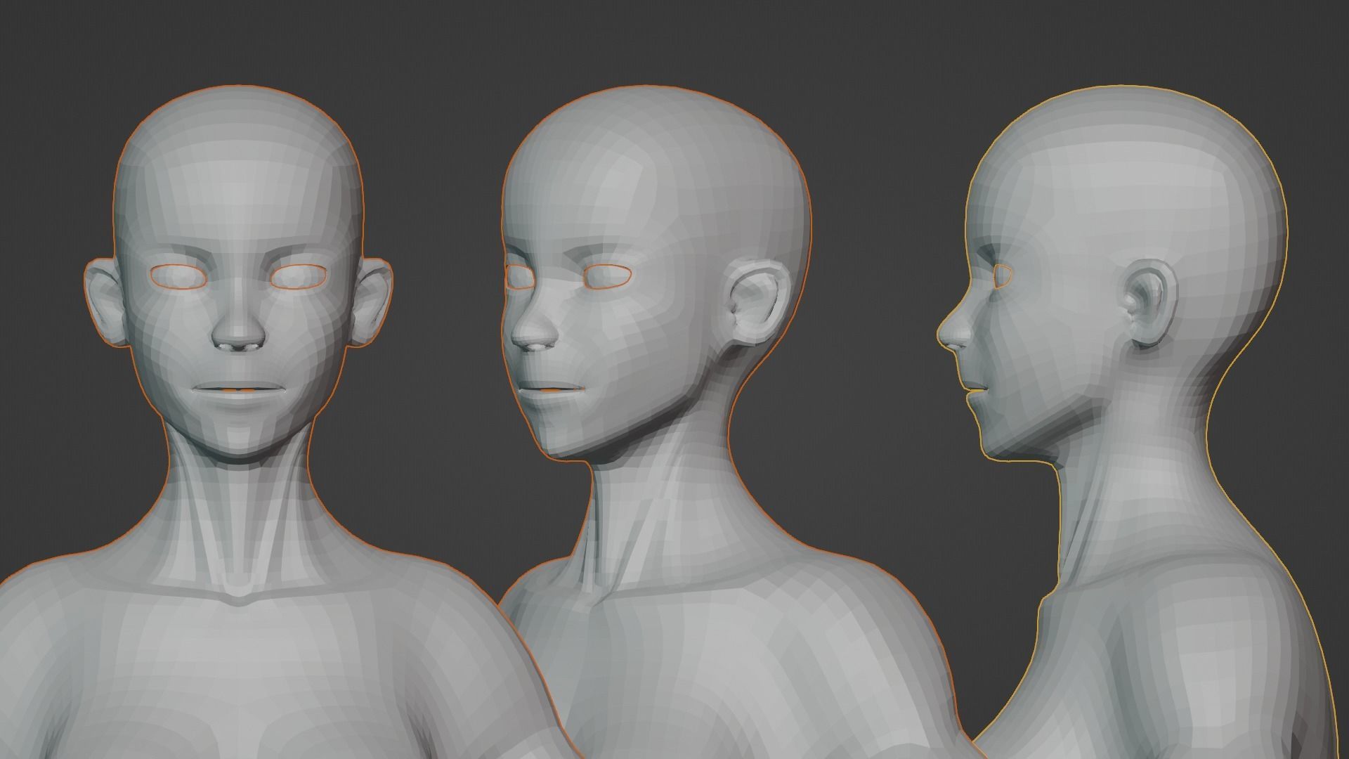 BaseMeshCharacter 3D model_5