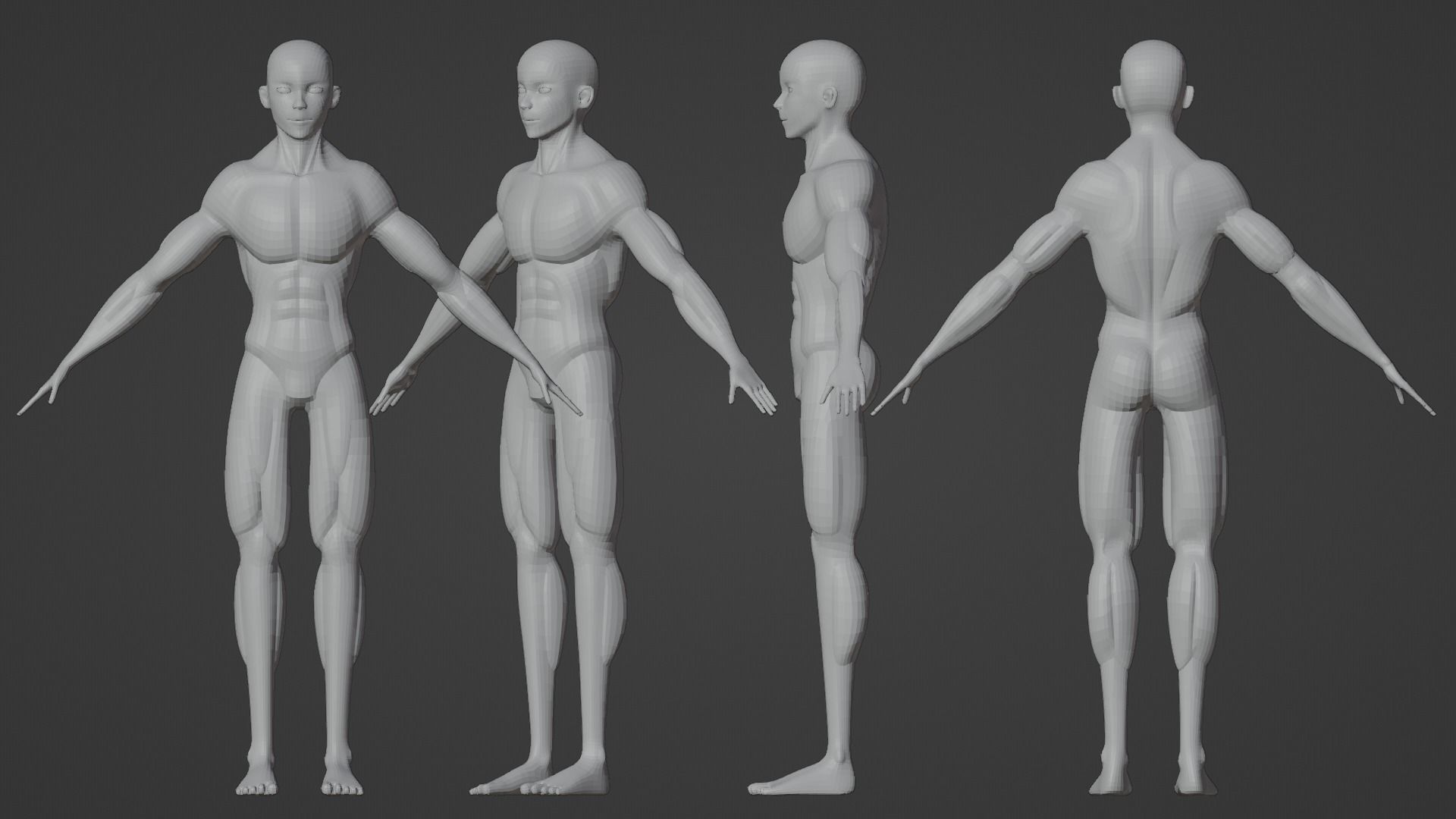 BaseMeshCharacter 3D model_7