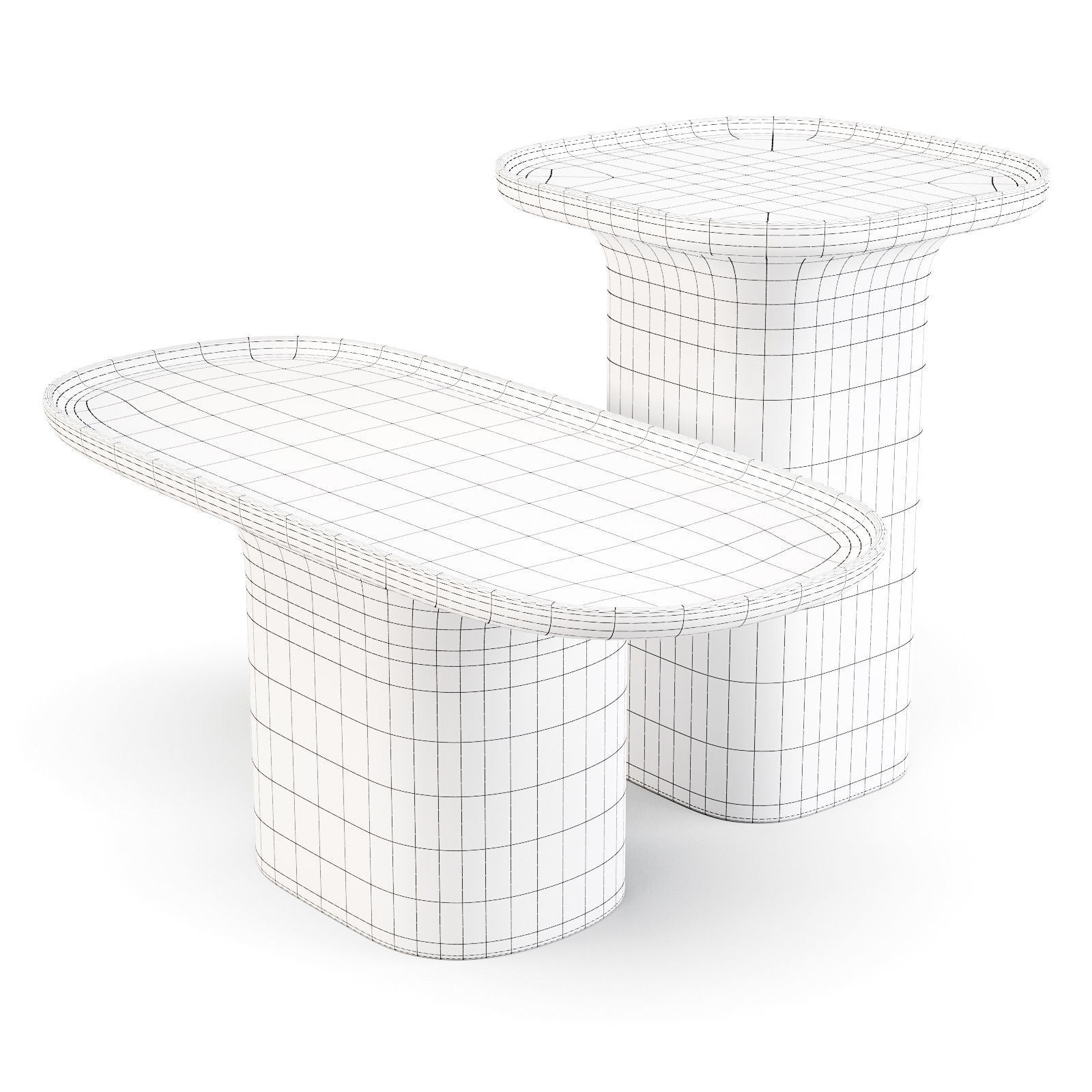 Scapin Sune - Coffee and Side Tables 3D model_3