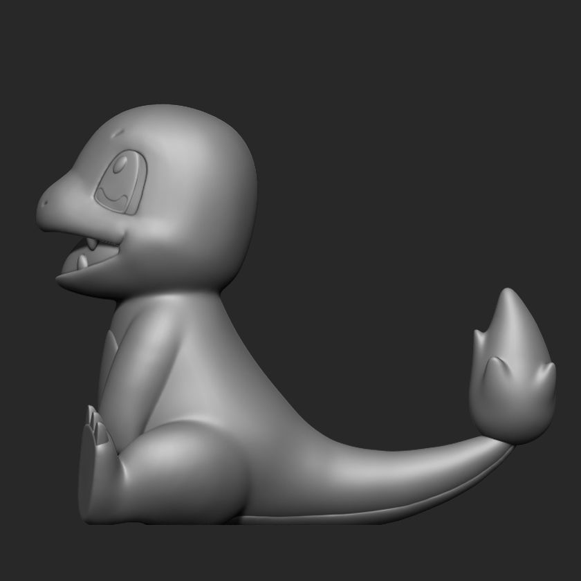 POKEMON - CHARMANDER 3D print model_4