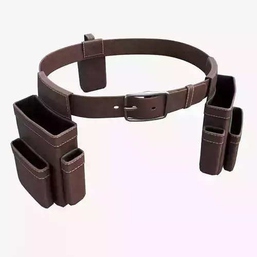 Tool Belt Game Ready Low-poly 3D model