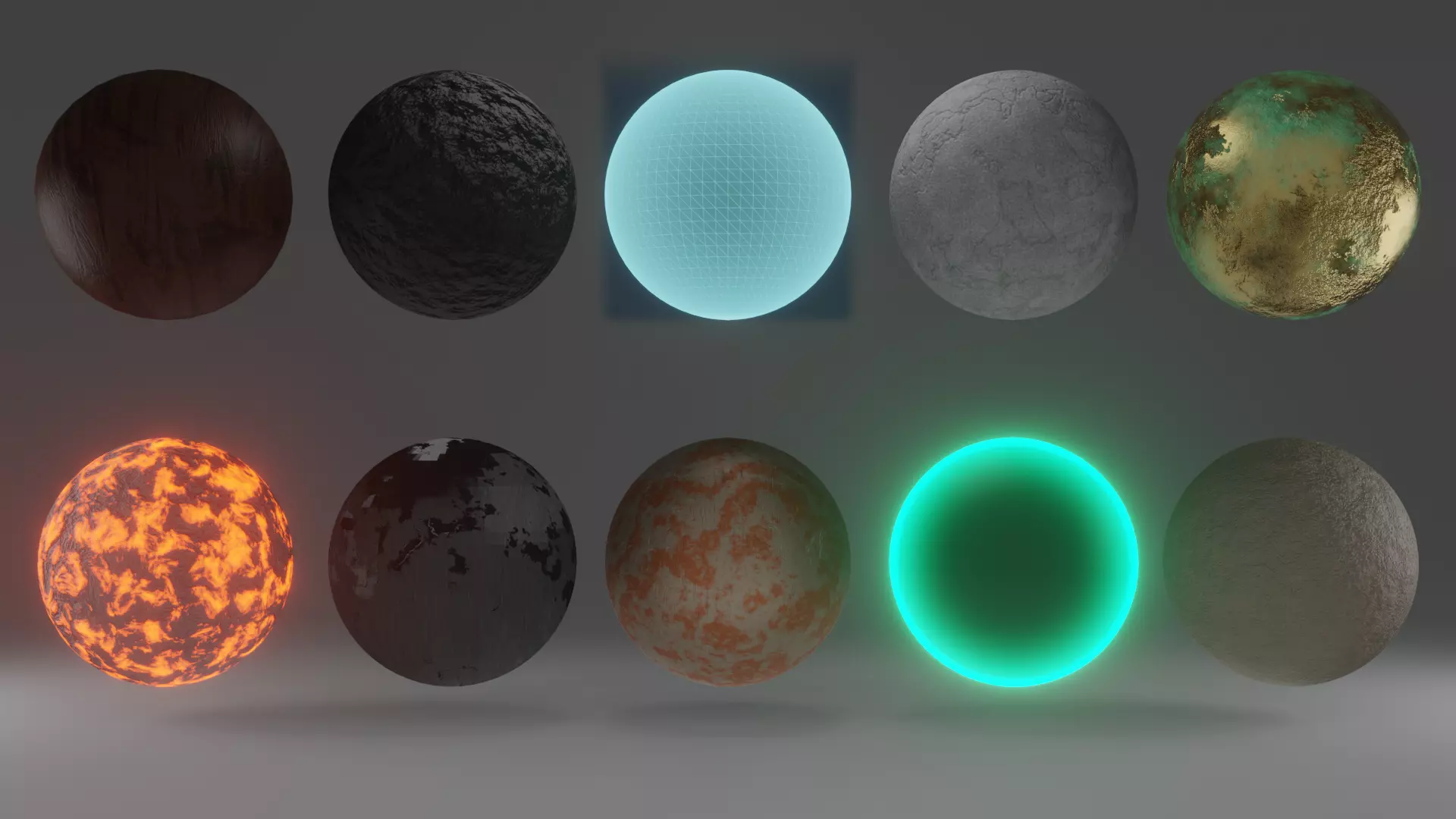 Ten Texture Map Ten Textures Texture rigged | CGTrader