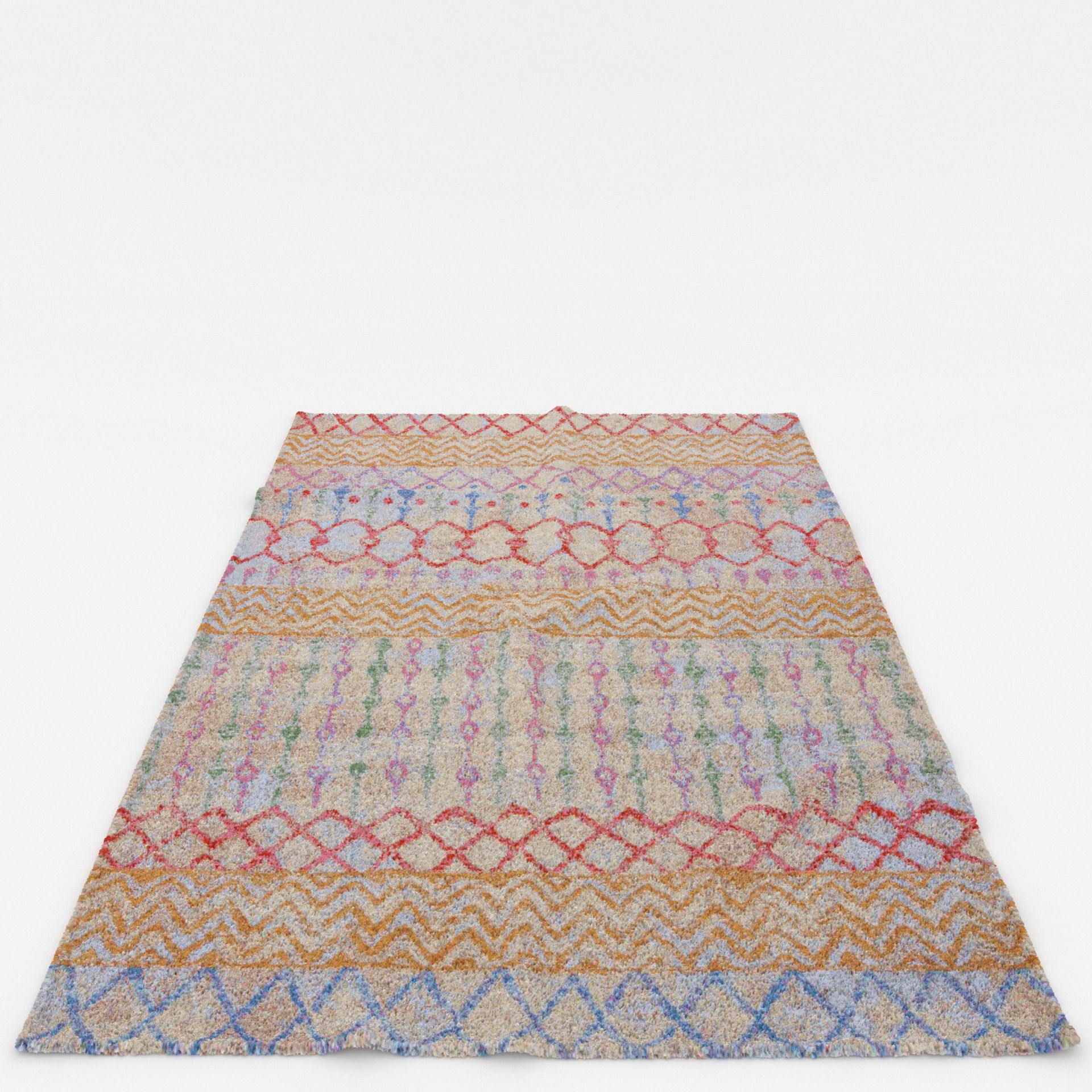Rugs No 661 Low-poly 3D model_10