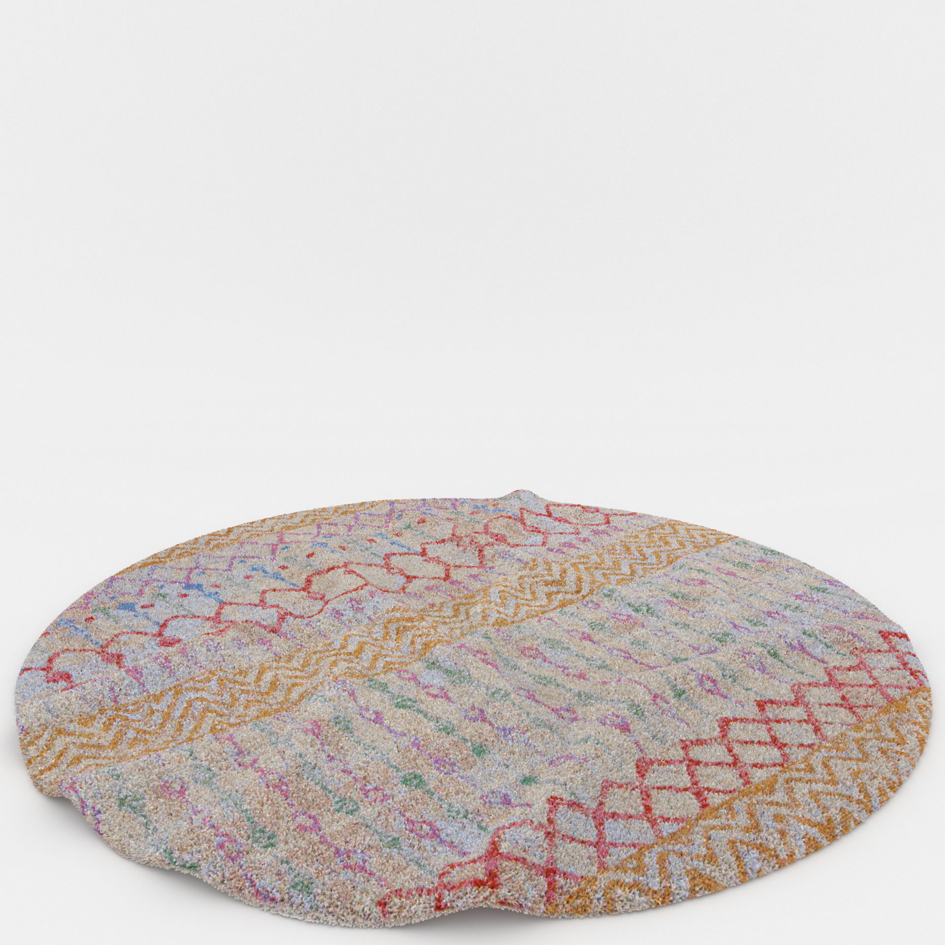 Rugs No 661 Low-poly 3D model_7