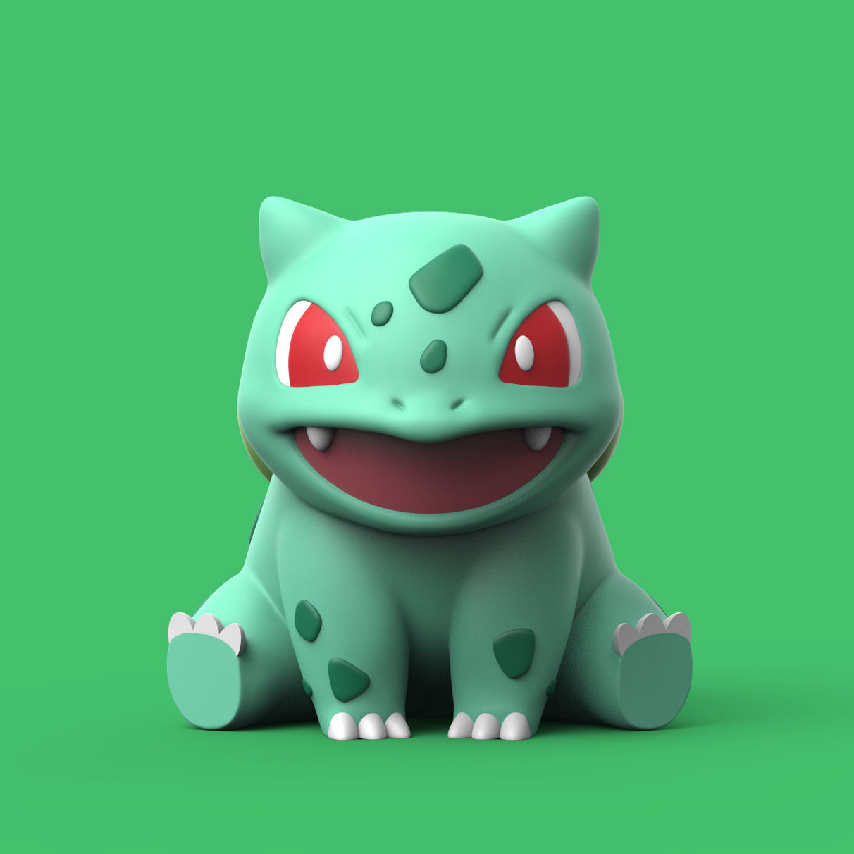 POKEMON - BULBASAUR 3D print model_1