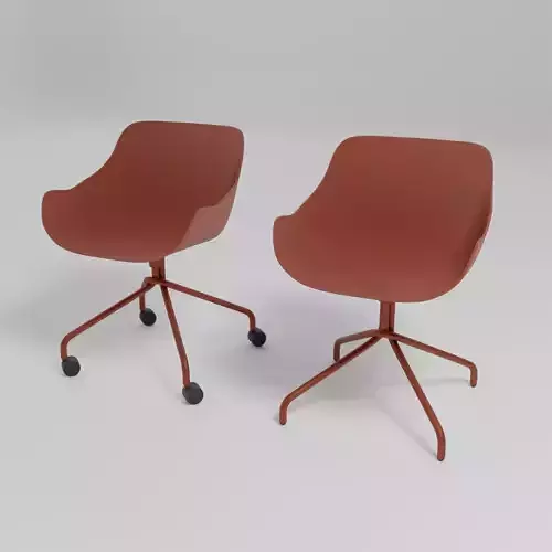 Baltic Basic swivel base polypropylene shell chair