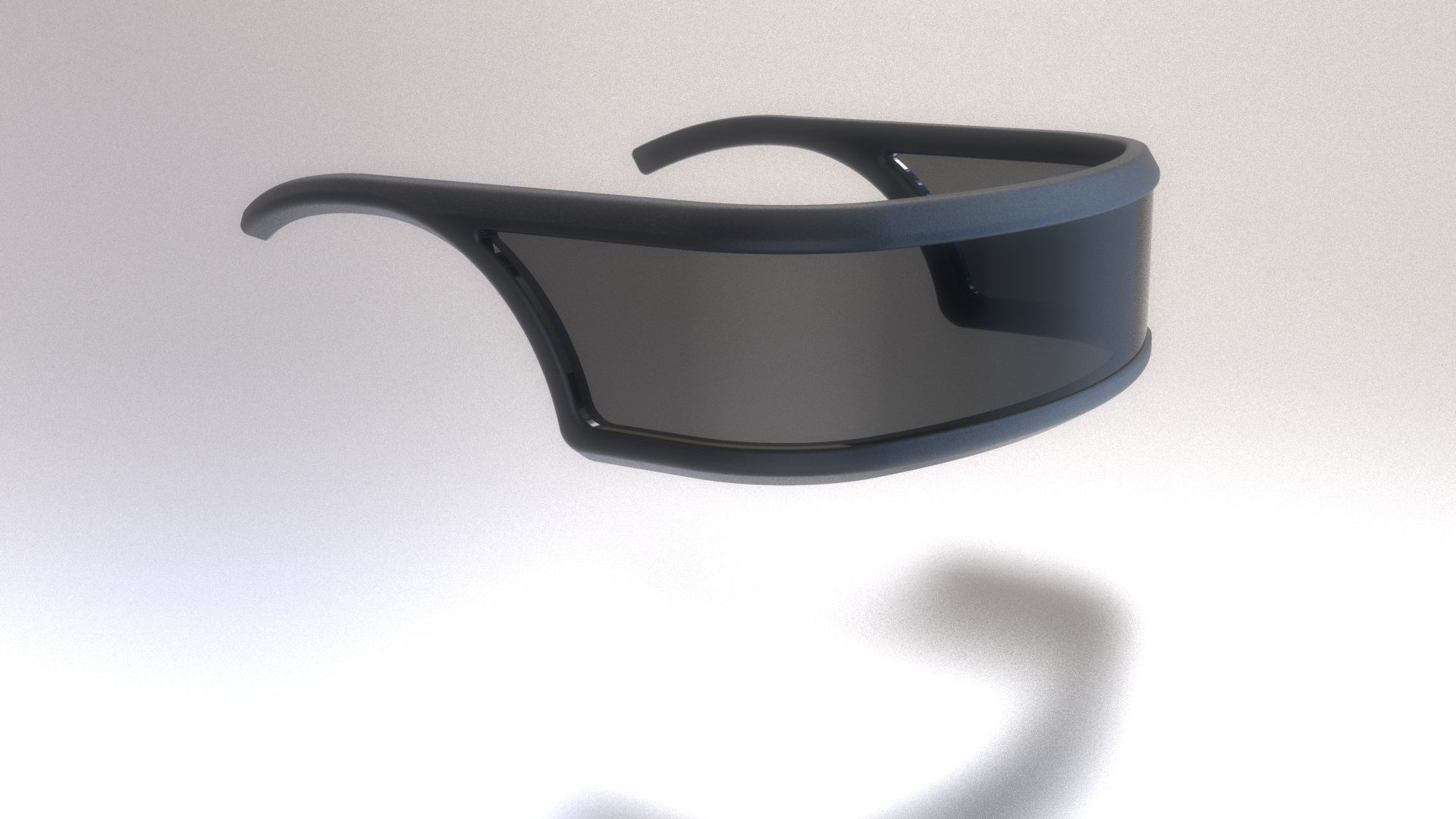 Fashion Sci fi glasses pack x4 3D Model Collection_22