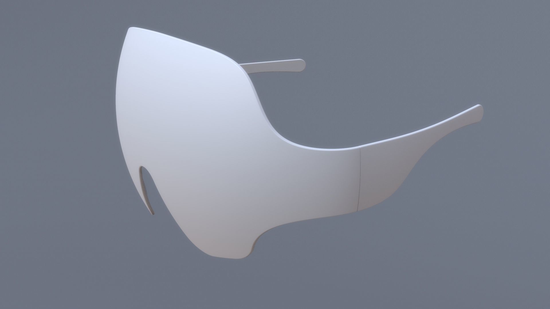 Fashion Sci fi glasses pack x4 3D Model Collection_23