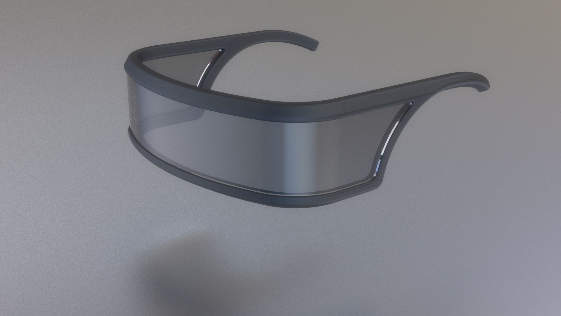 Fashion Sci fi glasses pack x4 3D Model Collection_19