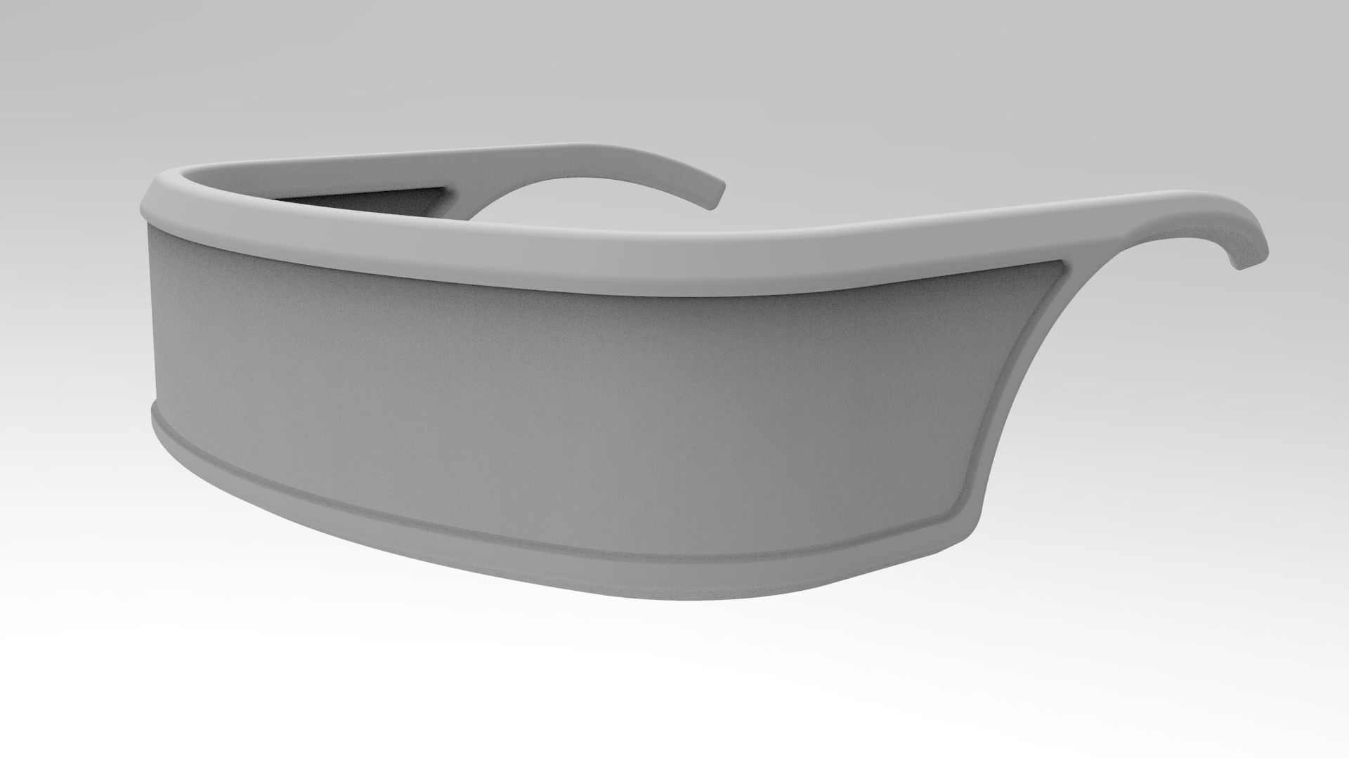 Fashion Sci fi glasses pack x4 3D Model Collection_28