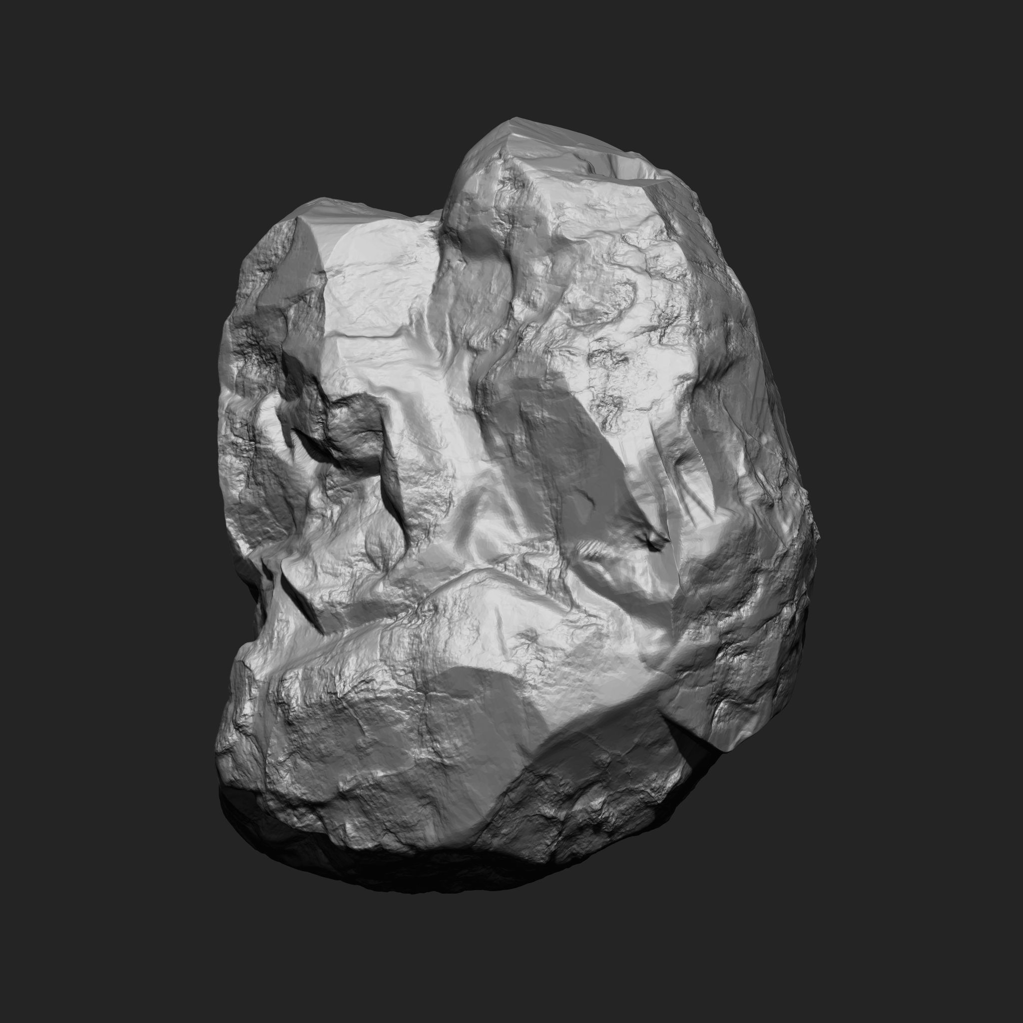 STONE AND ROCK MEGA PACK 4 IN ONE - 87 BRUSHES 3D model_43