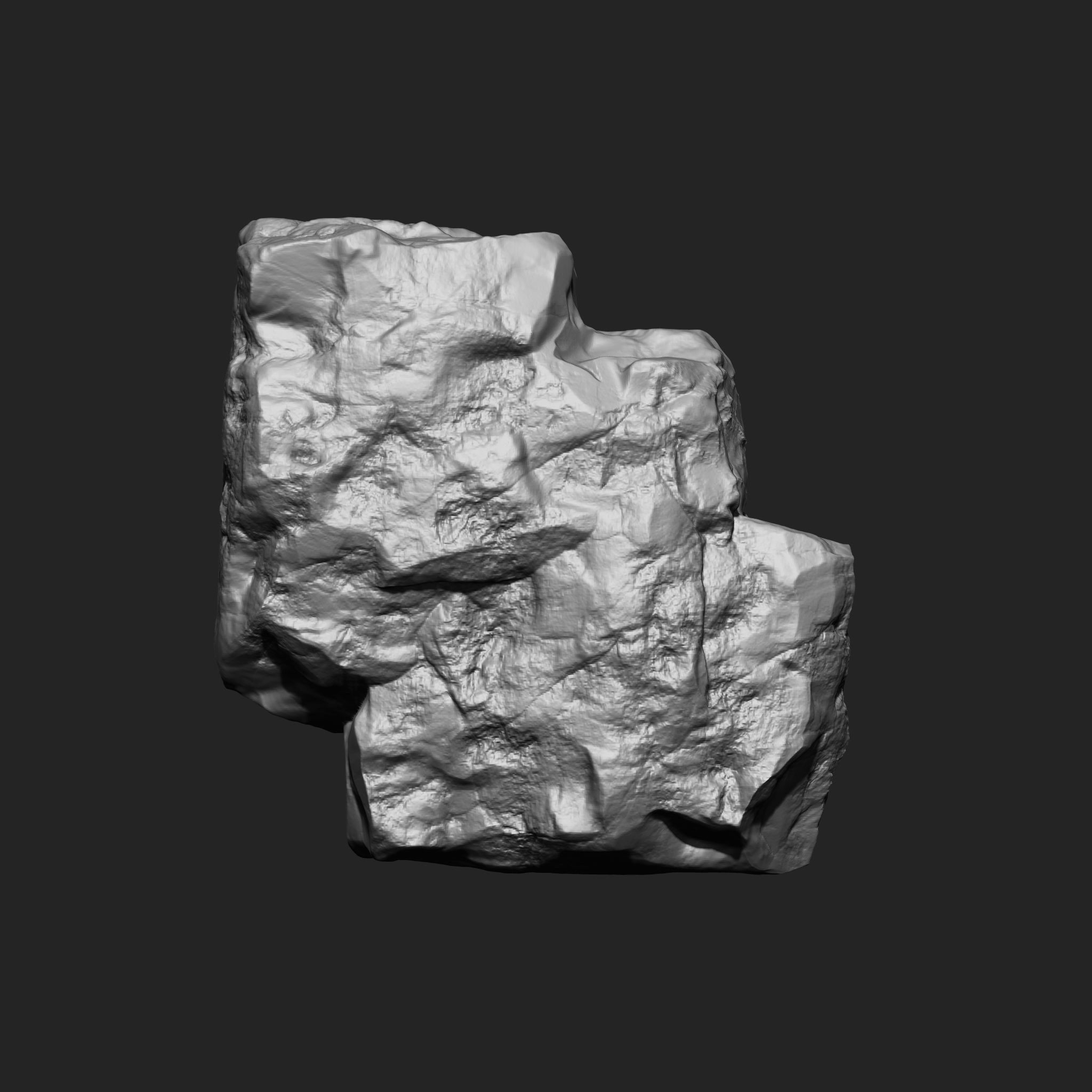 STONE AND ROCK MEGA PACK 4 IN ONE - 87 BRUSHES 3D model_36