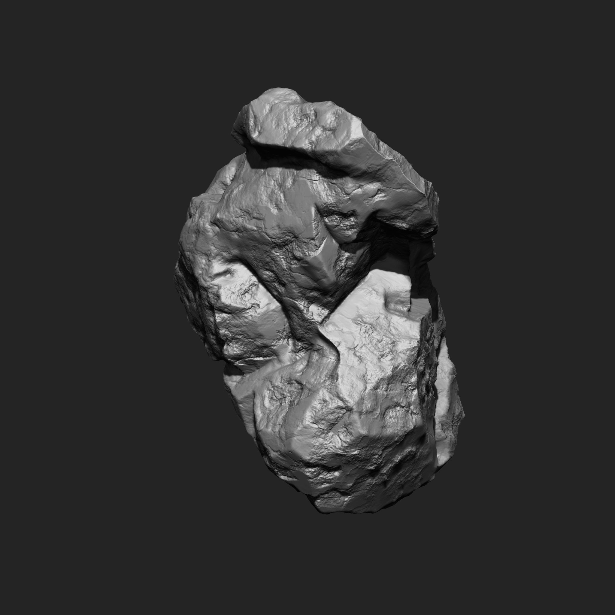 STONE AND ROCK MEGA PACK 4 IN ONE - 87 BRUSHES 3D model_30