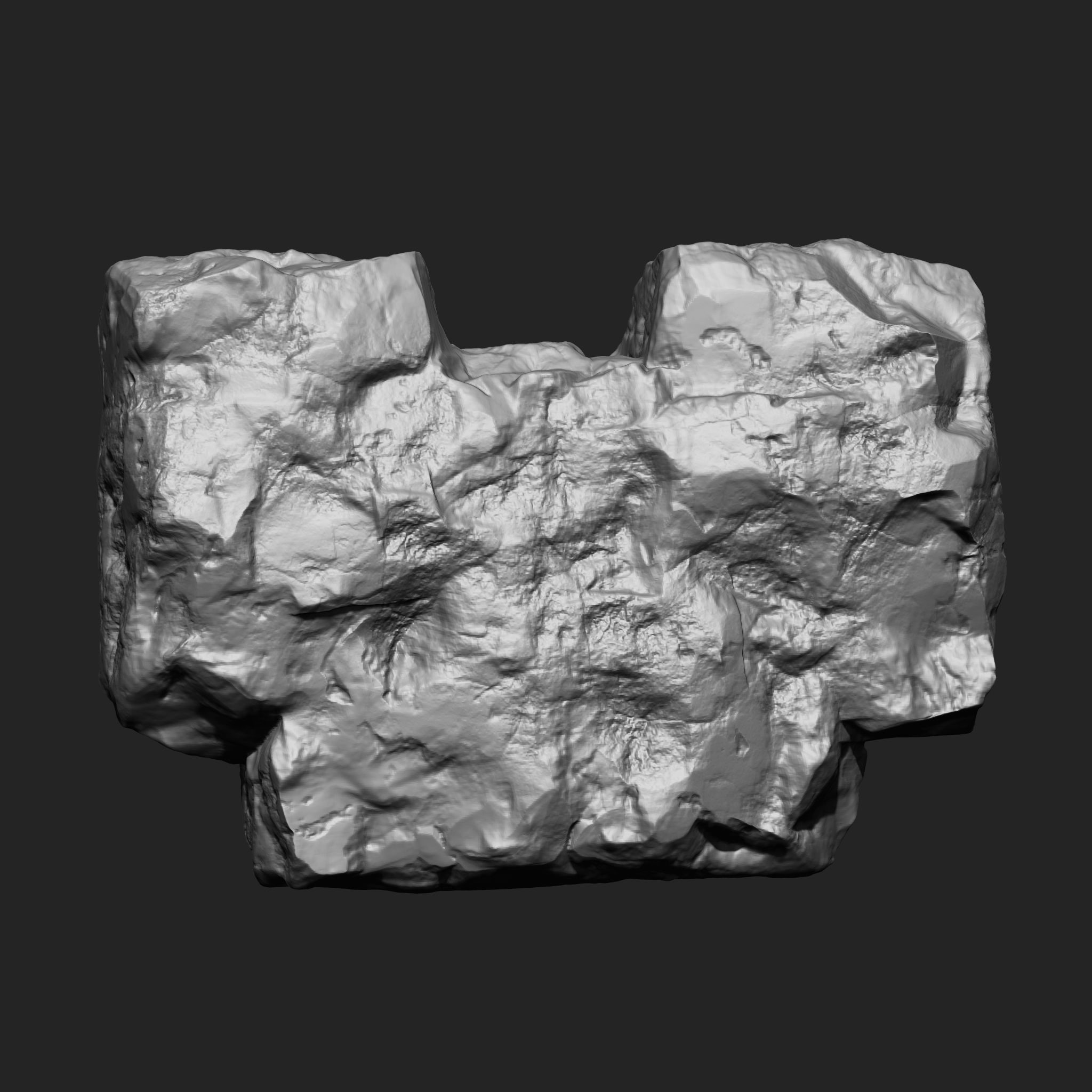 STONE AND ROCK MEGA PACK 4 IN ONE - 87 BRUSHES 3D model_49