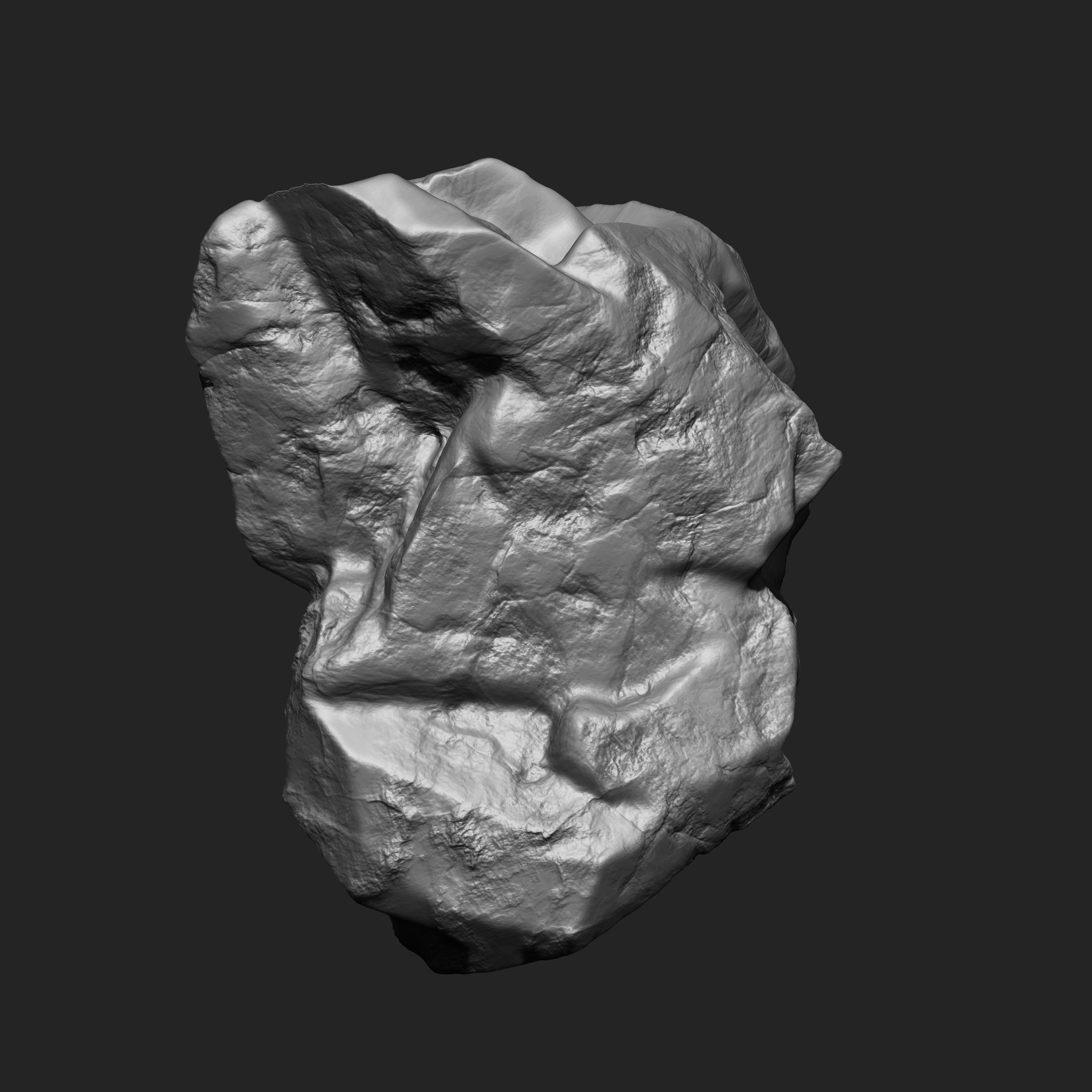 STONE AND ROCK MEGA PACK 4 IN ONE - 87 BRUSHES 3D model_33