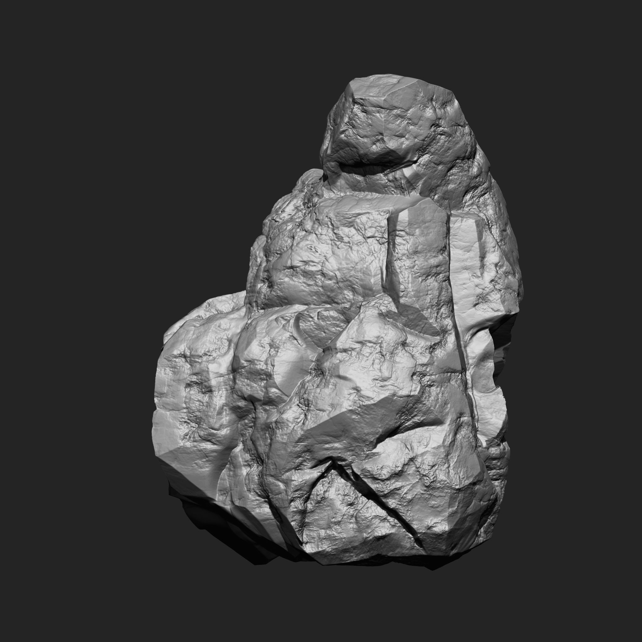 STONE AND ROCK MEGA PACK 4 IN ONE - 87 BRUSHES 3D model_47