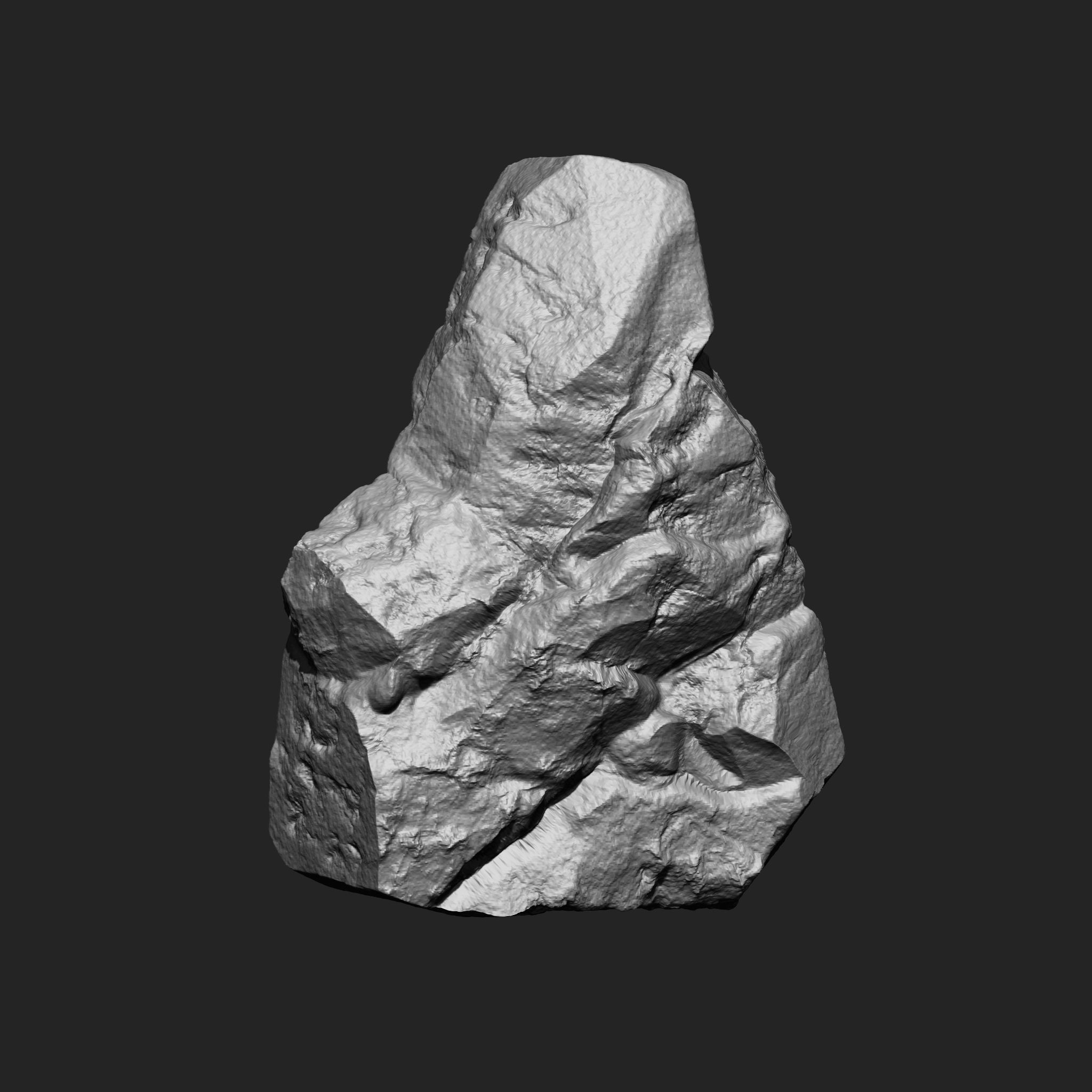 STONE AND ROCK MEGA PACK 4 IN ONE - 87 BRUSHES 3D model_44