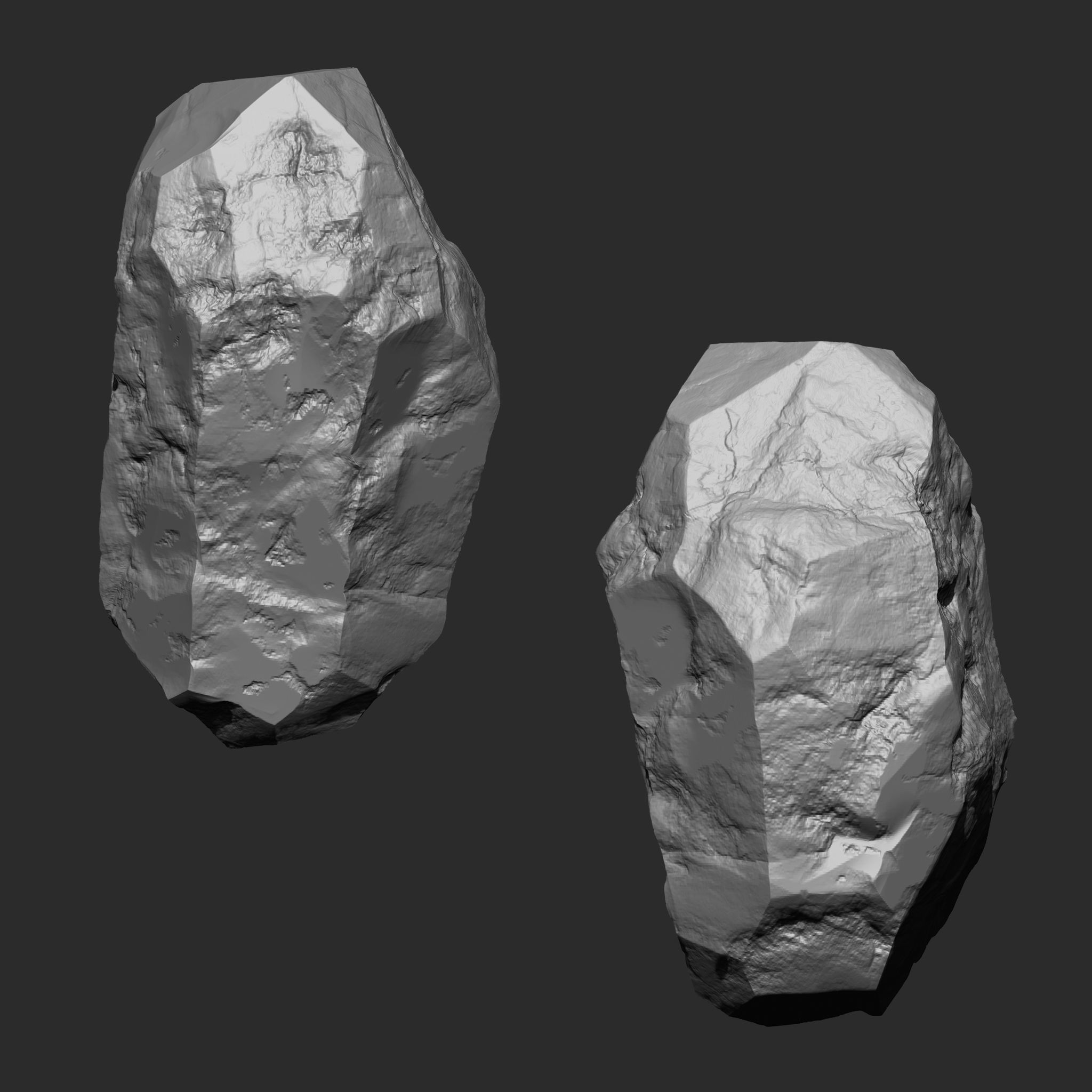 STONE AND ROCK MEGA PACK 4 IN ONE - 87 BRUSHES 3D model_18