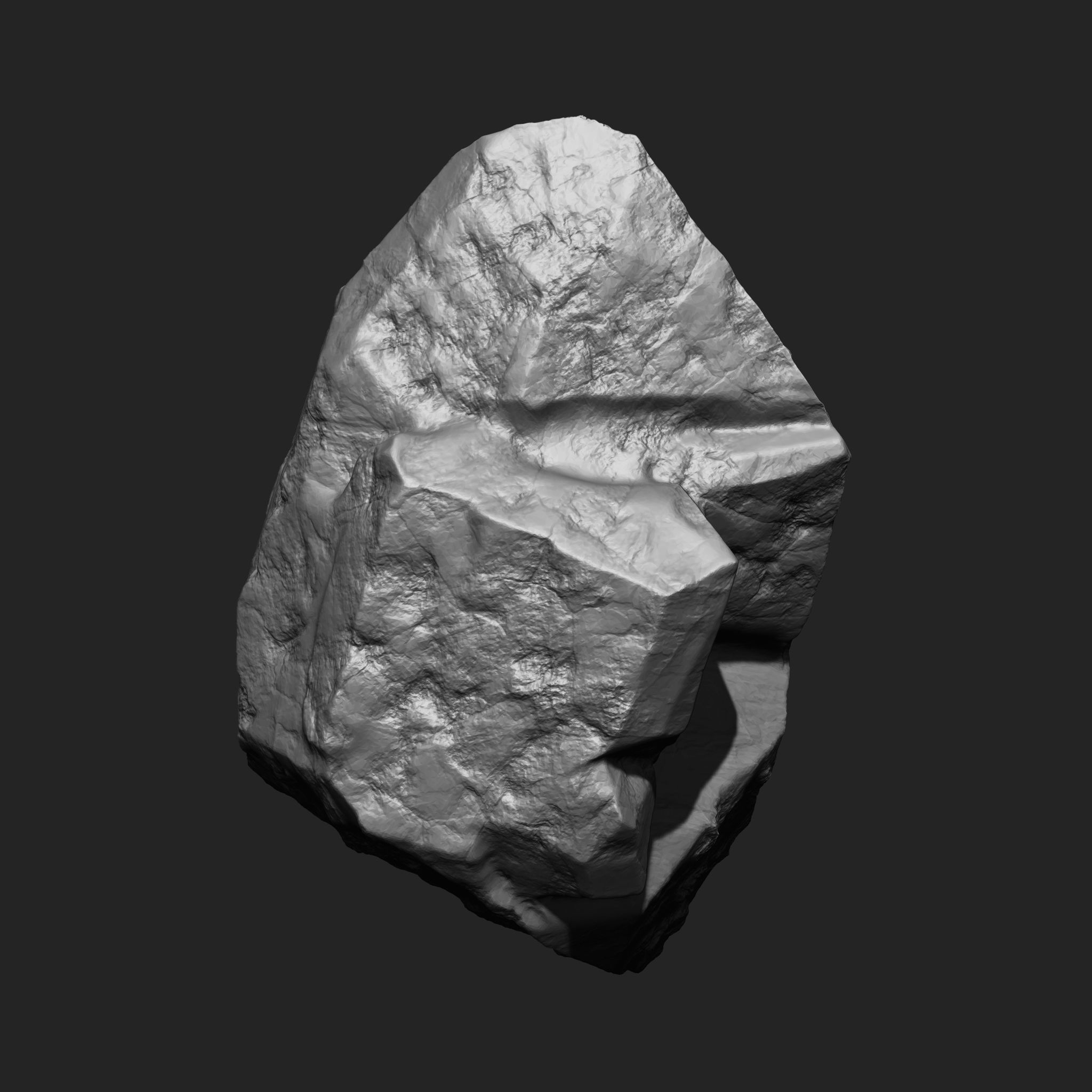 STONE AND ROCK MEGA PACK 4 IN ONE - 87 BRUSHES 3D model_32