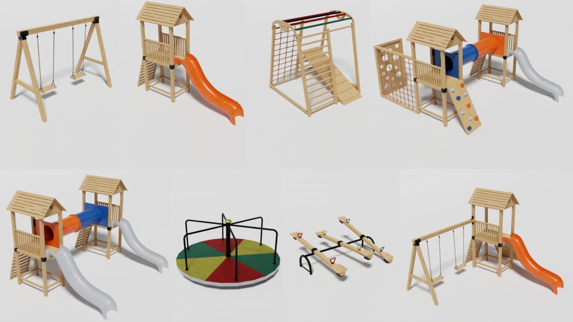 Garden Park Maker 3D model_17