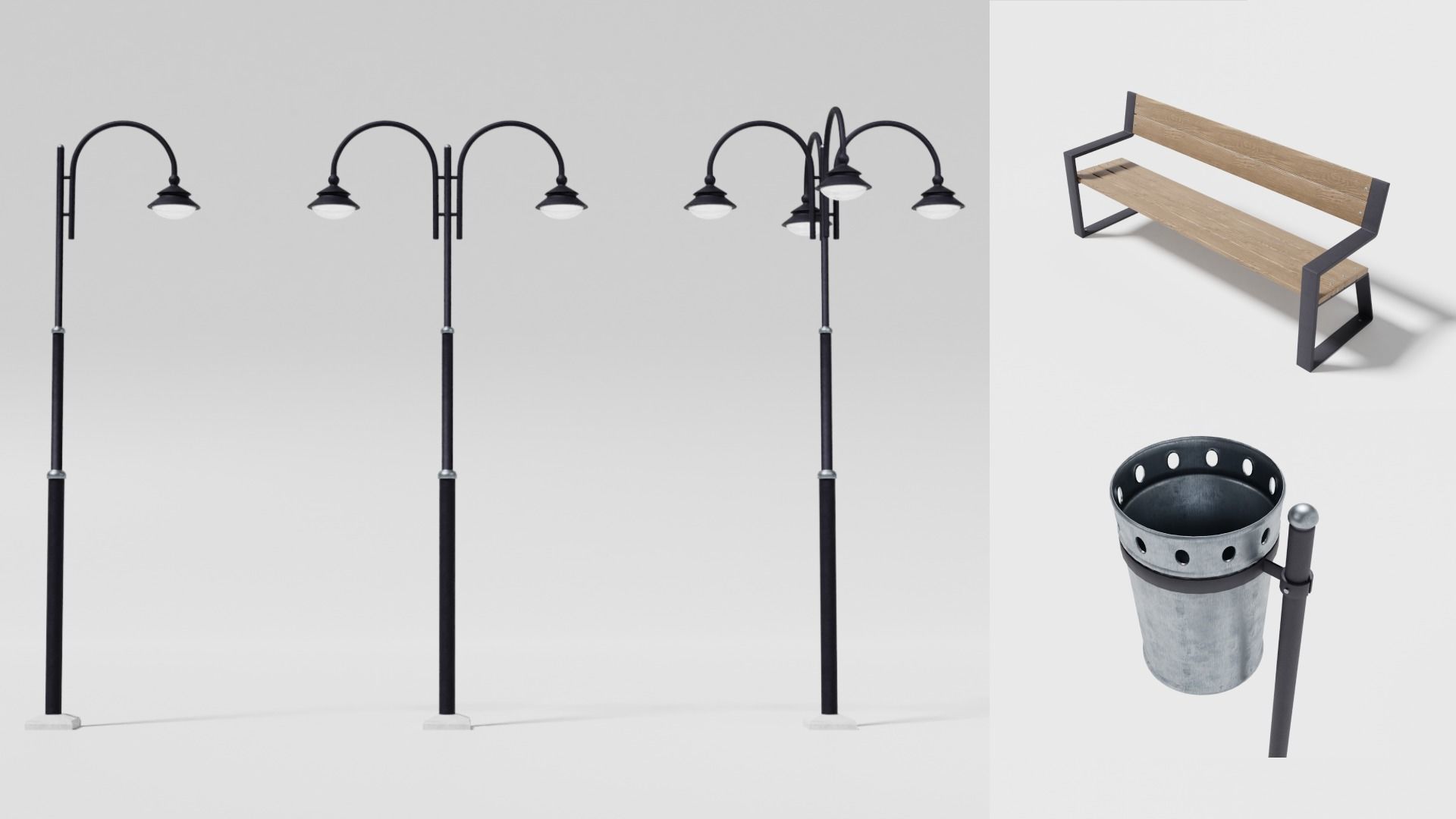 Garden Park Maker 3D model_15