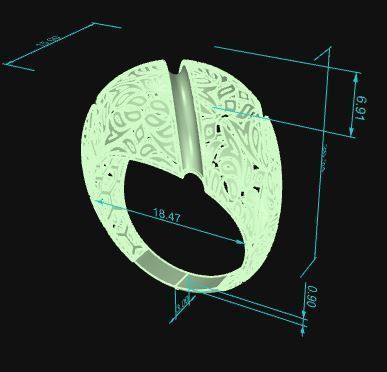 Ultra Vision Ring 522 3D print model_7