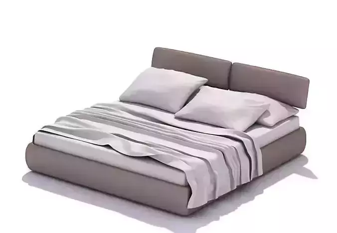 Grey Queen Bed