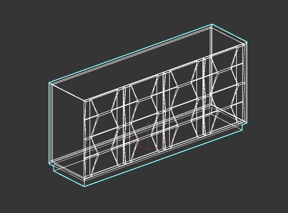 Bernhardt Linea Buffet 3D model_2