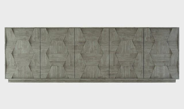 A Paid of Bernhardt Linea Entertainment Consoles 3D model