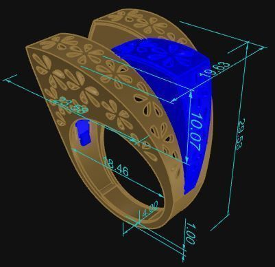 Ultra Vision Ring 561 3D print model_7