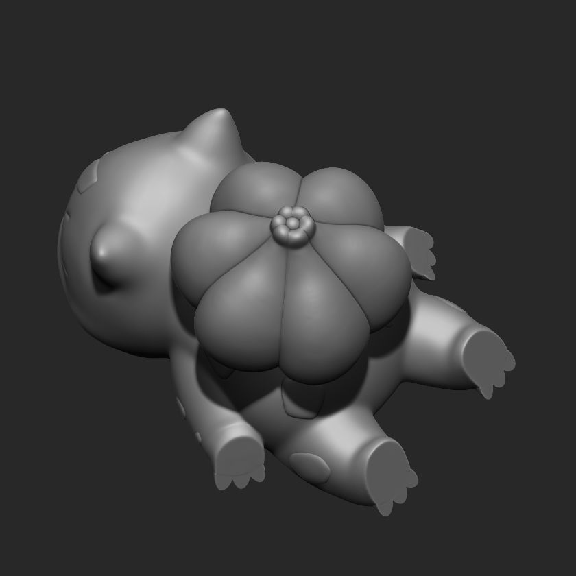 POKEMON - BULBASAUR 3D print model_6