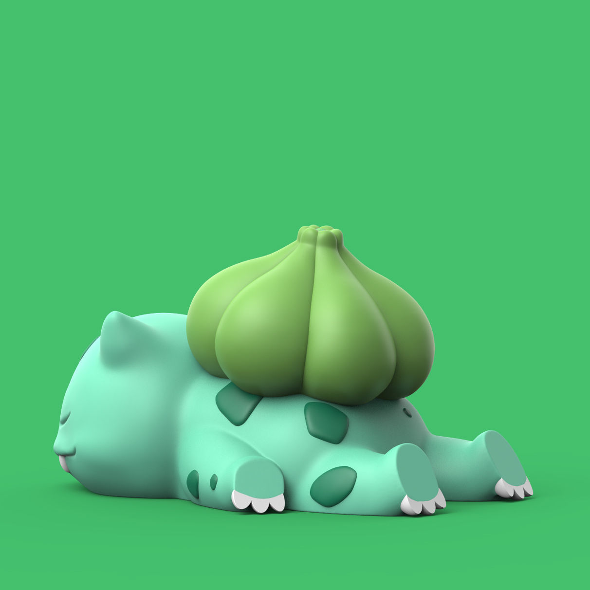 POKEMON - BULBASAUR 3D print model_2