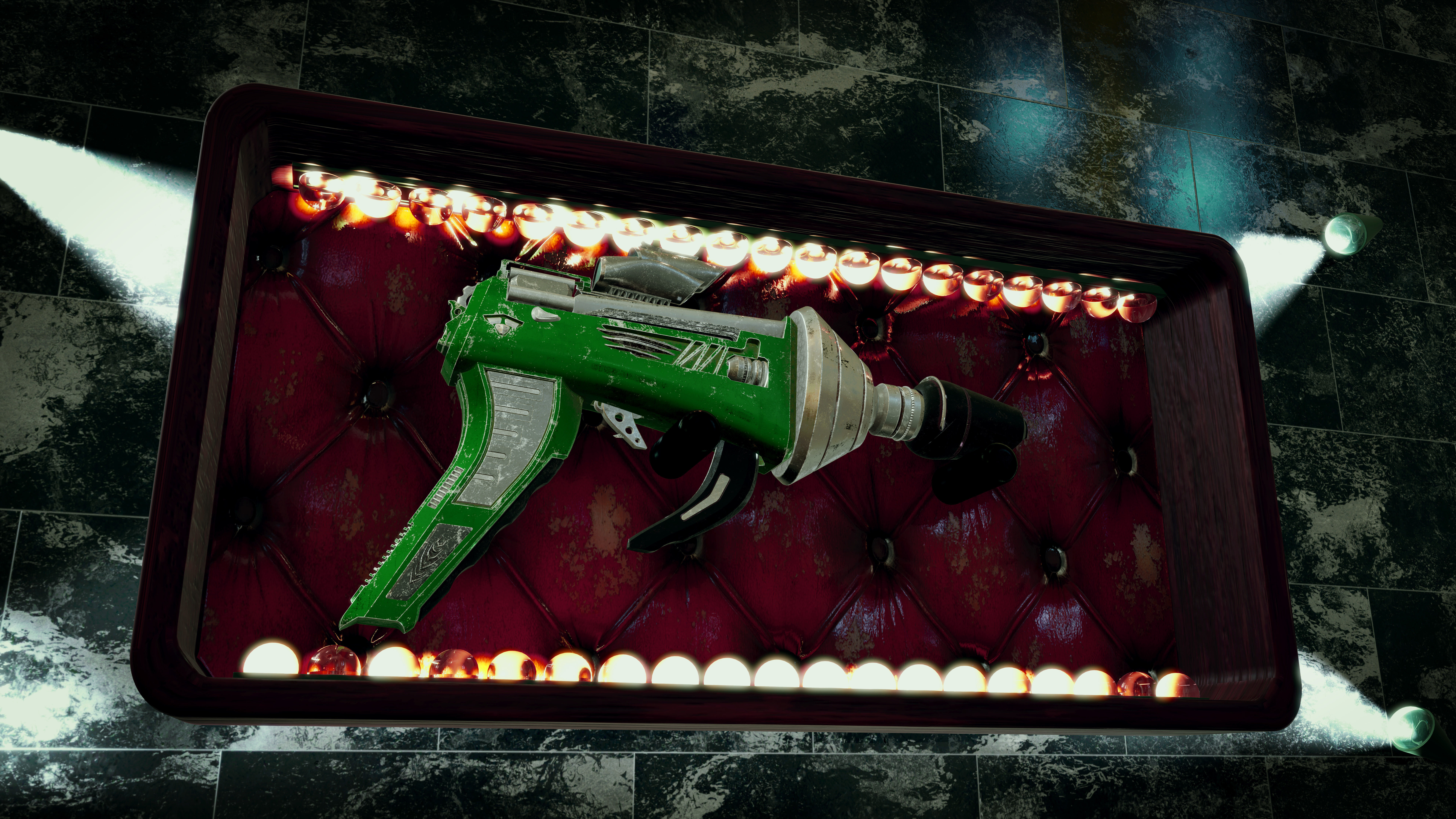 Sci fi laser Gun Free low-poly 3D model_2