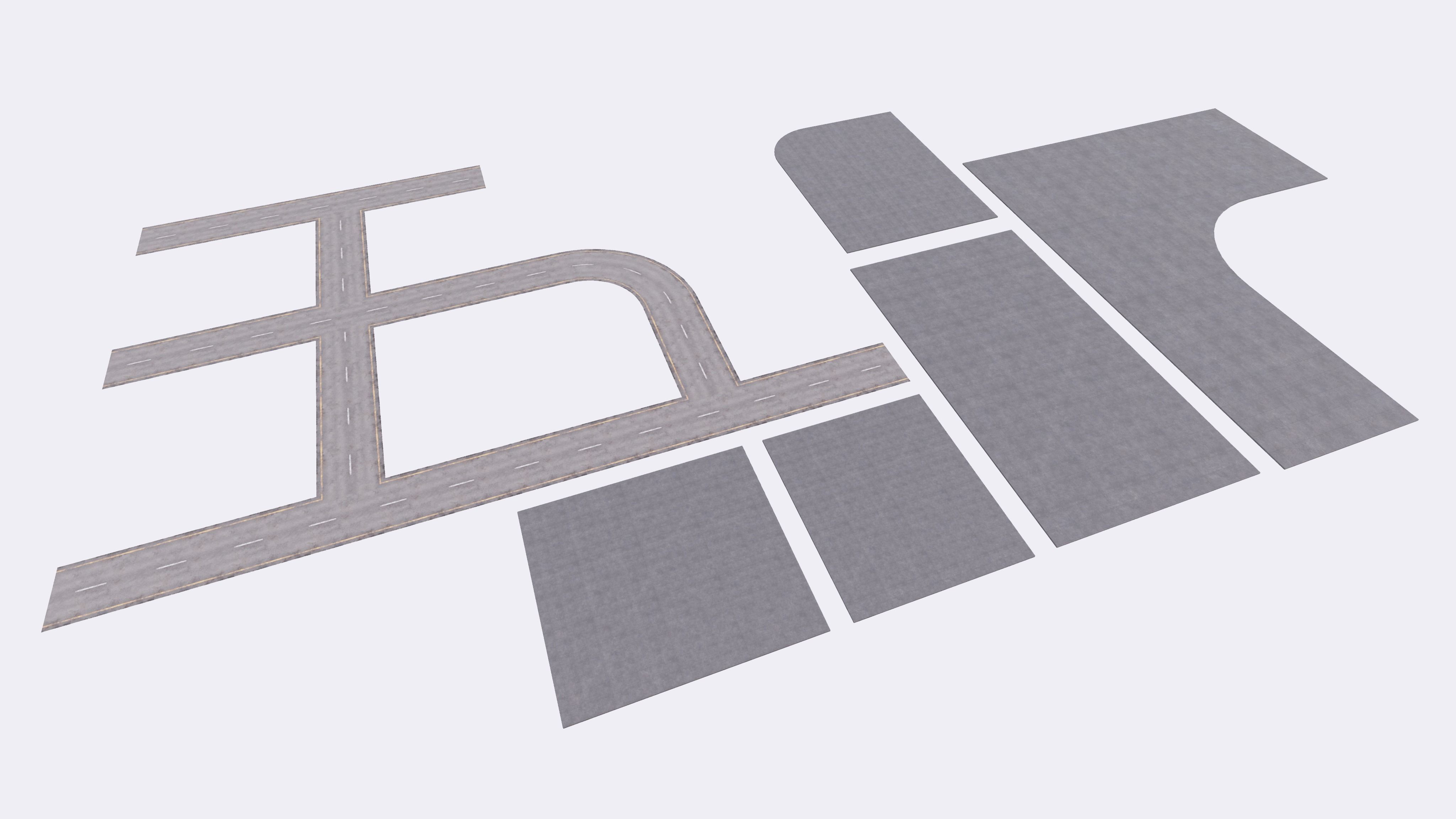 1900s Industrial Environment Low-poly 3D model_19