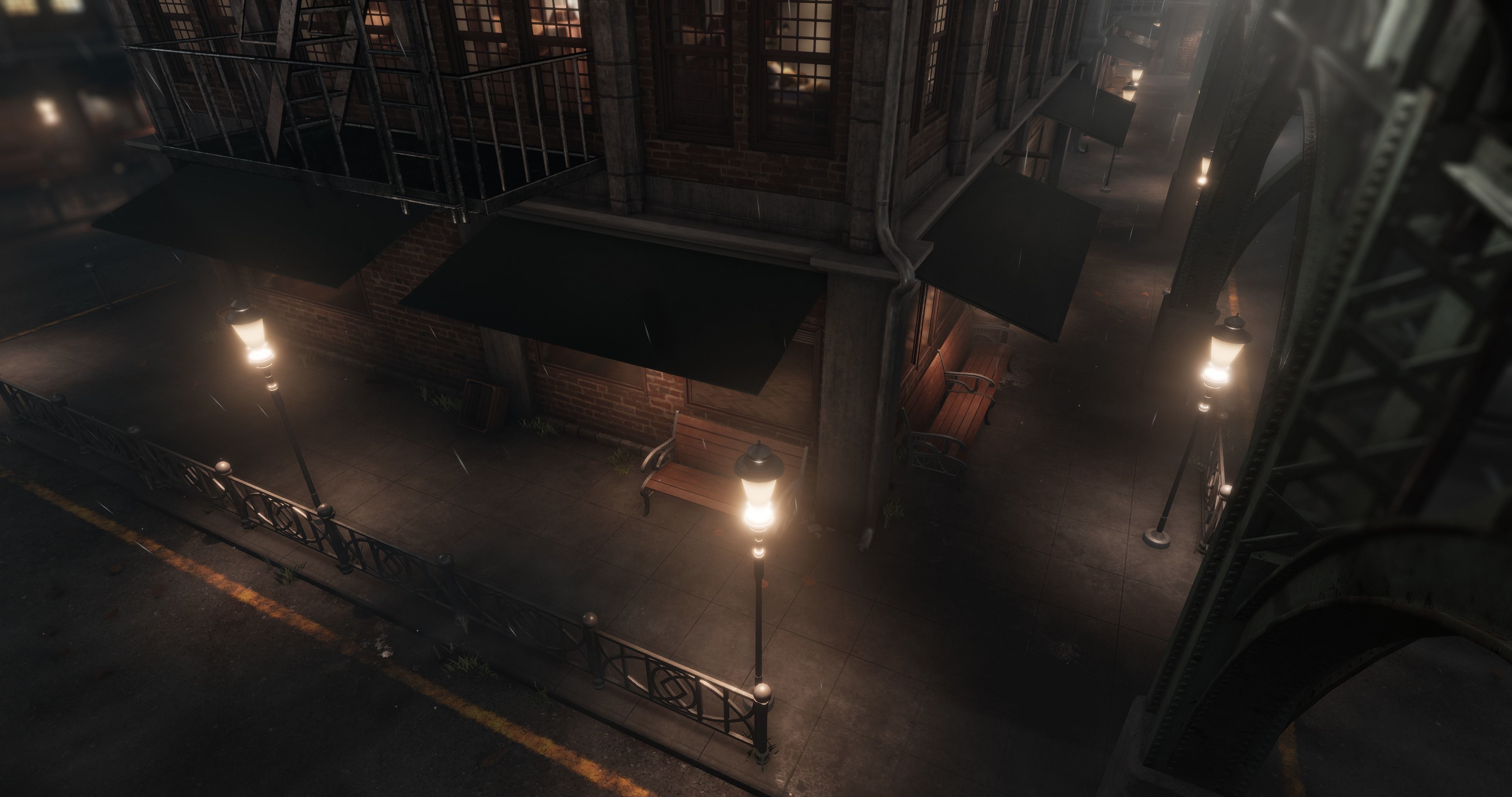 1900s Industrial Environment Low-poly 3D model_8