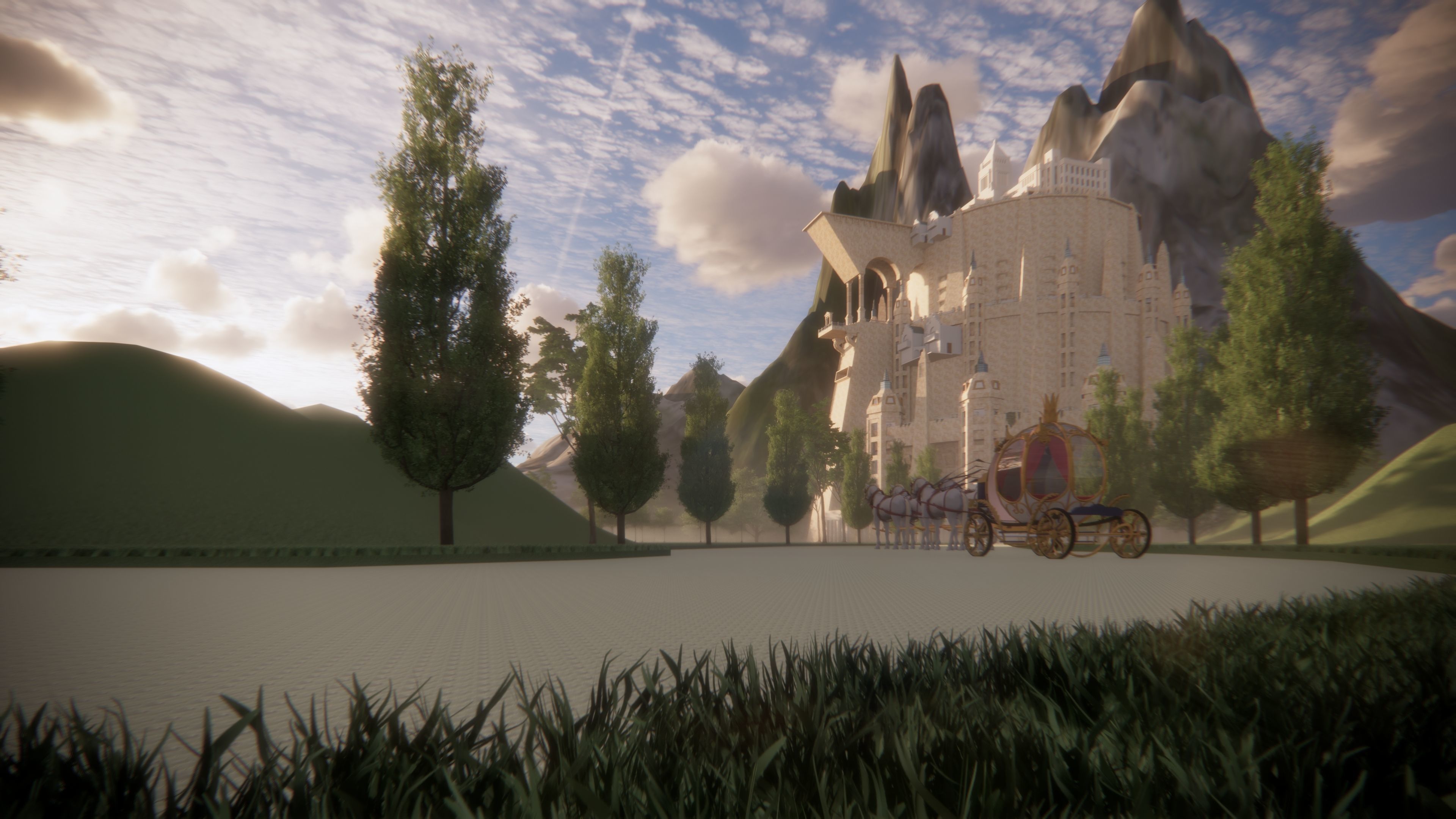 Fortress the world of Amazed Peoples 3D model_3