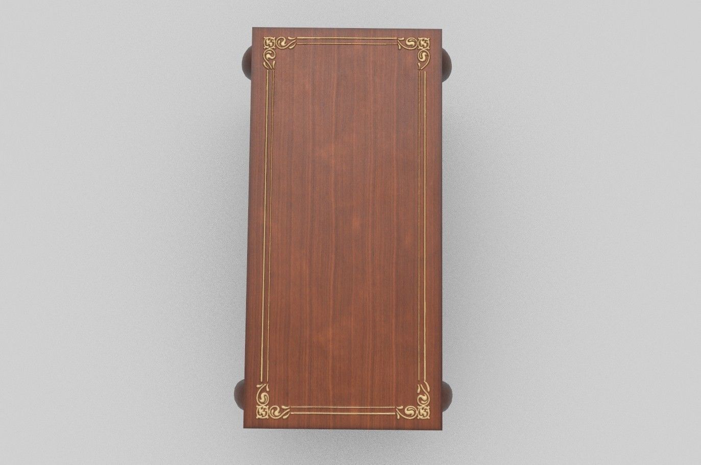 royal table low poly Low-poly 3D model_14