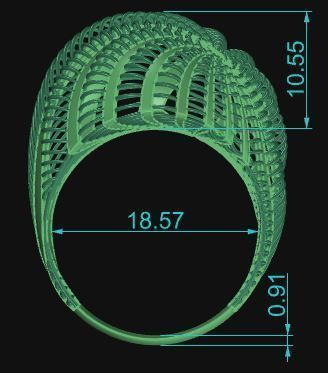 Ultra Vision Ring 579 3D print model_8