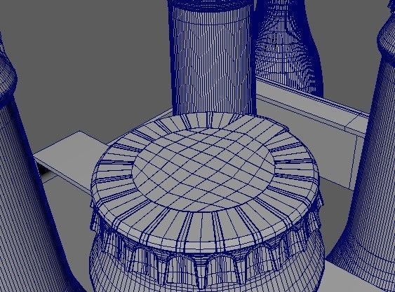 Beverage Branding Package No7 6Pack Low-poly 3D model_4