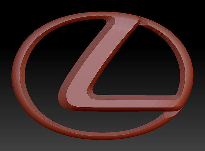 Lexus logo 3D print model