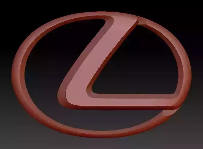 Lexus logo 3D print model