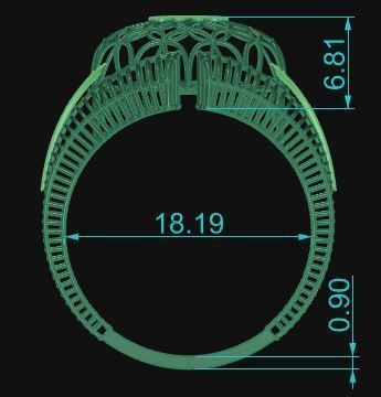 Ultra Vision Ring 583 3D print model_8