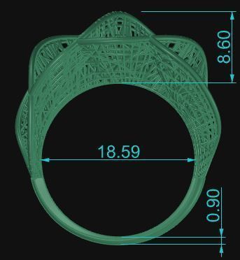 Ultra Vision Ring 587 3D print model_8